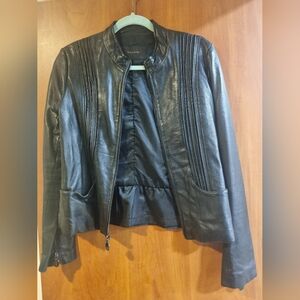 Black Leather Jacket for Women